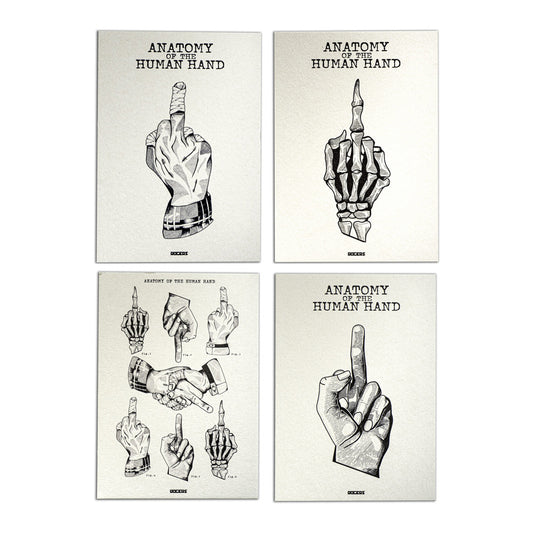 Rogers (Mittelfinger) Postkarten-Set