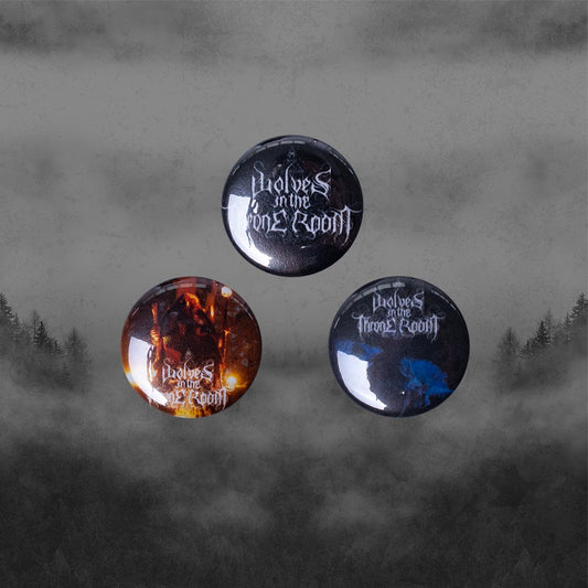 Wolves In The Throne Room (Black Cascade) Button Set
