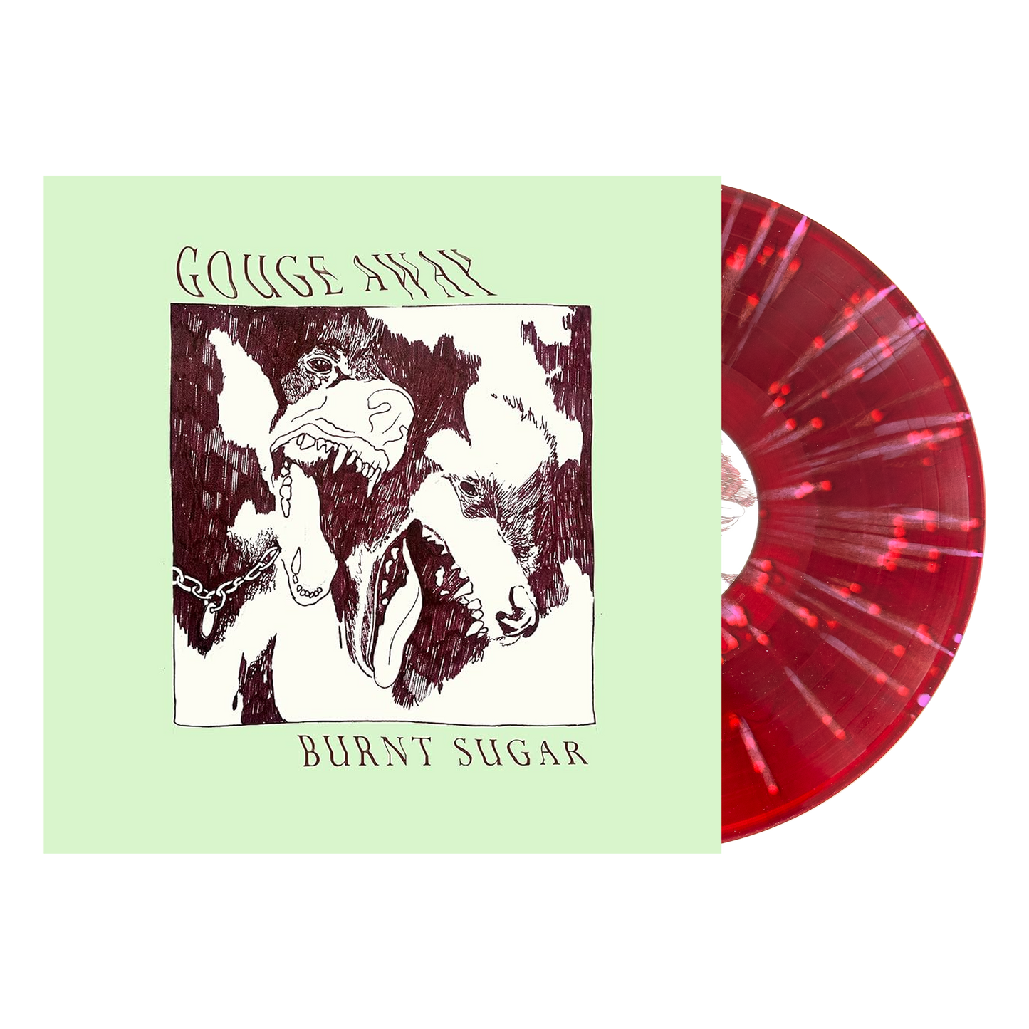 Gouge Away (Burnt Sugar) Raw Blood Vinyl