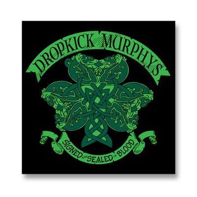 Dropkick Murphys (Knotwork Shamrock) Sticker