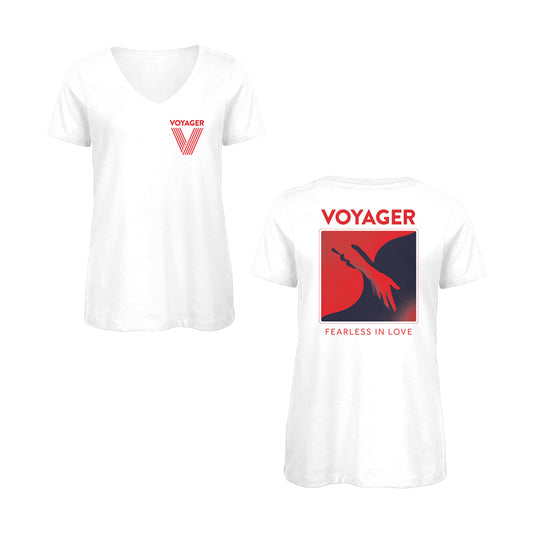Voyager (V Logo) Fitted Girl T-Shirt