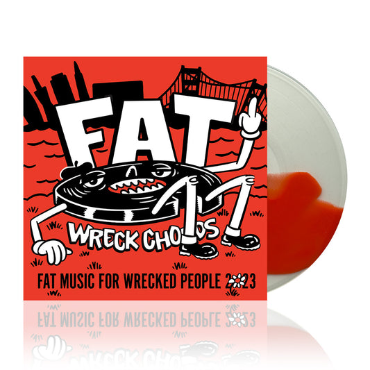 Various Artists (Fat Music For Wrecked People 2023) Milky Clear/Red Dot Vinyl