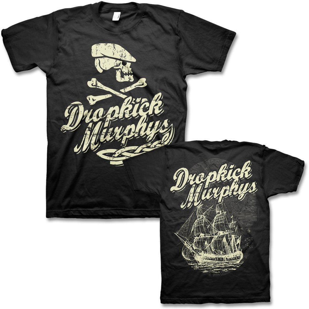Dropkick Murphys (Scally Skull Ship) T-Shirt