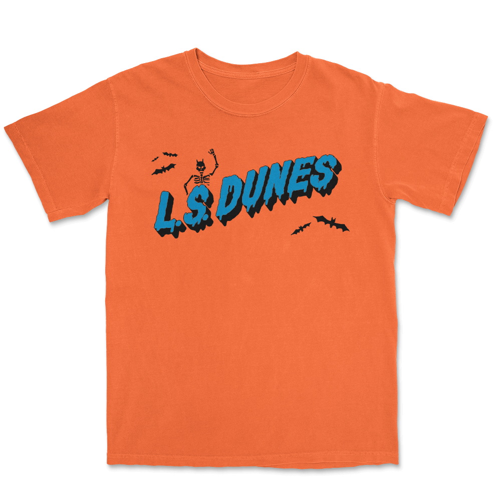 L.S. Dunes (Spooky Skeleton Orange) T-Shirt