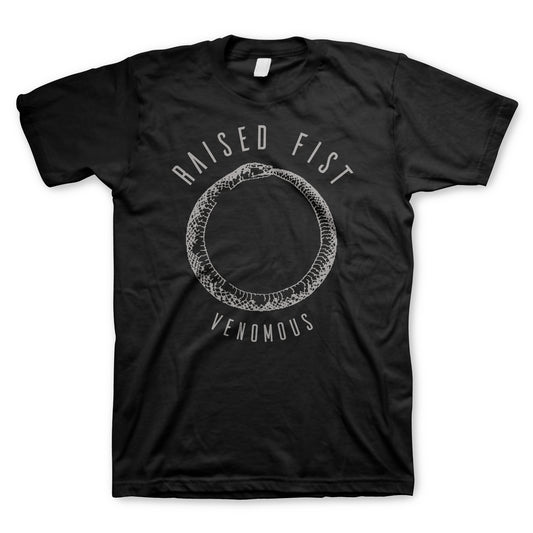 Raised Fist (Venomous Snake Black) T-Shirt