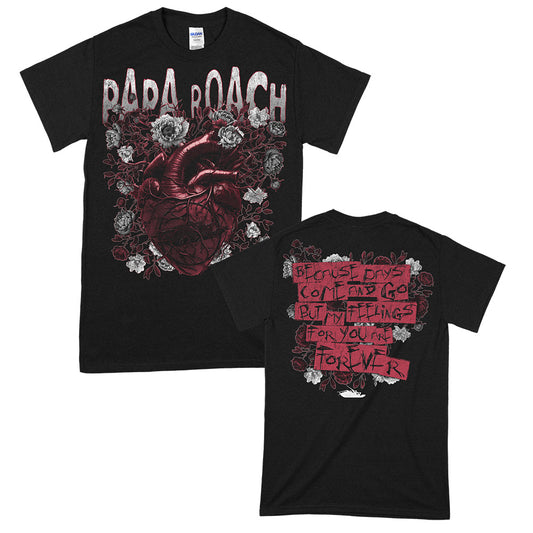 Papa Roach (Heart Flowers) T-Shirt