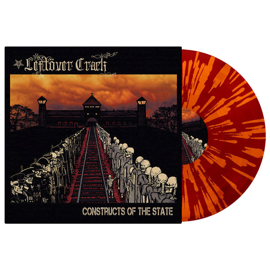 Leftover Crack (Constructs Of The State) Clear Red Orange Splatter Vinyl