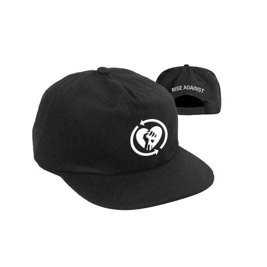 Rise Against (White Heartfist Logo) Snapback Cap