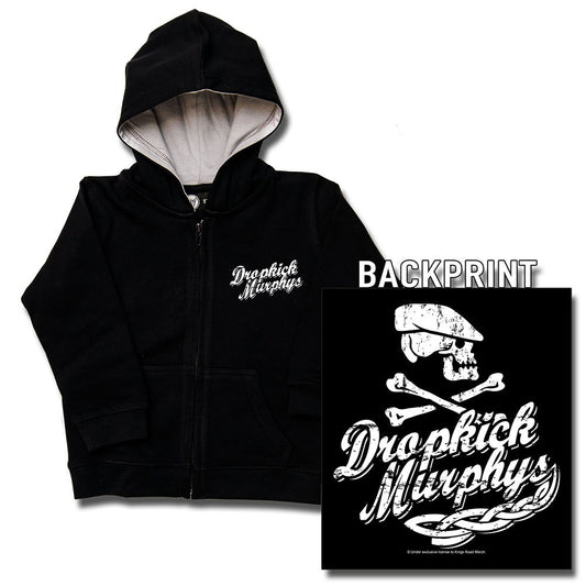 Dropkick Murphys (Scally Skull Ship) Kids Zip-Hood
