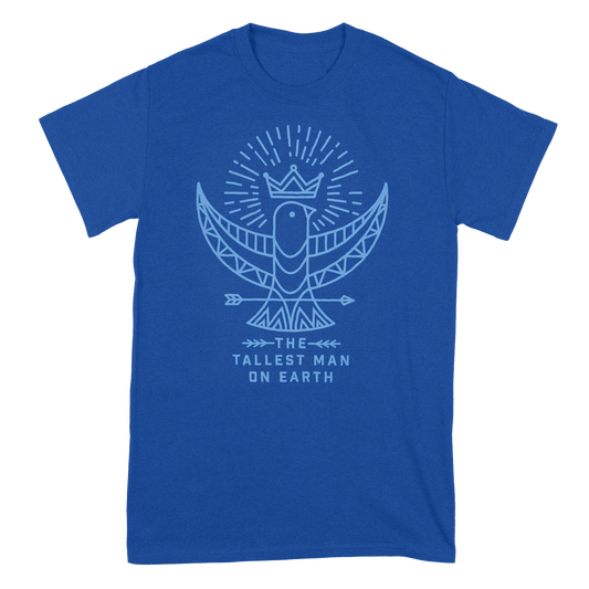 The Tallest Man On Earth (Bird Crown Blue) T-Shirt
