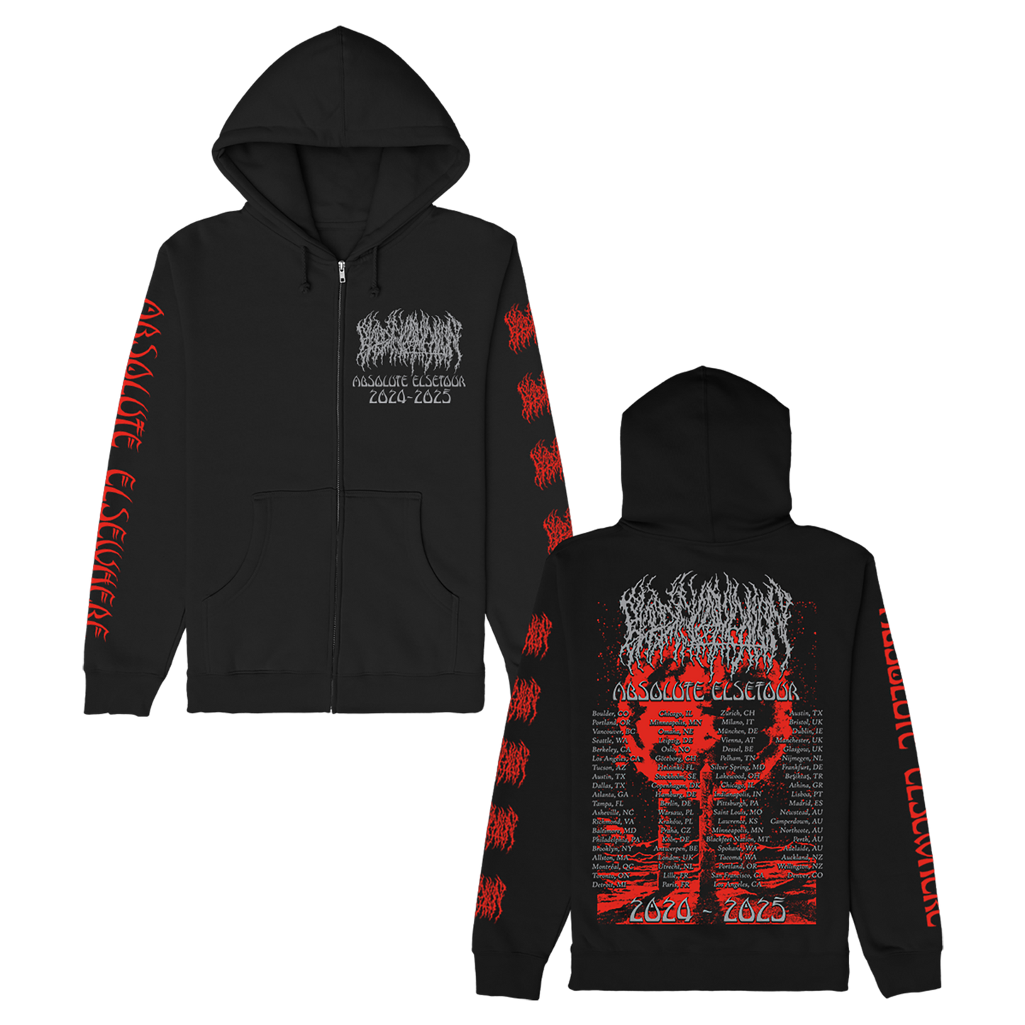 Blood Incantation (Absolute Elsewhere World Tour 2025) Zip-Hood