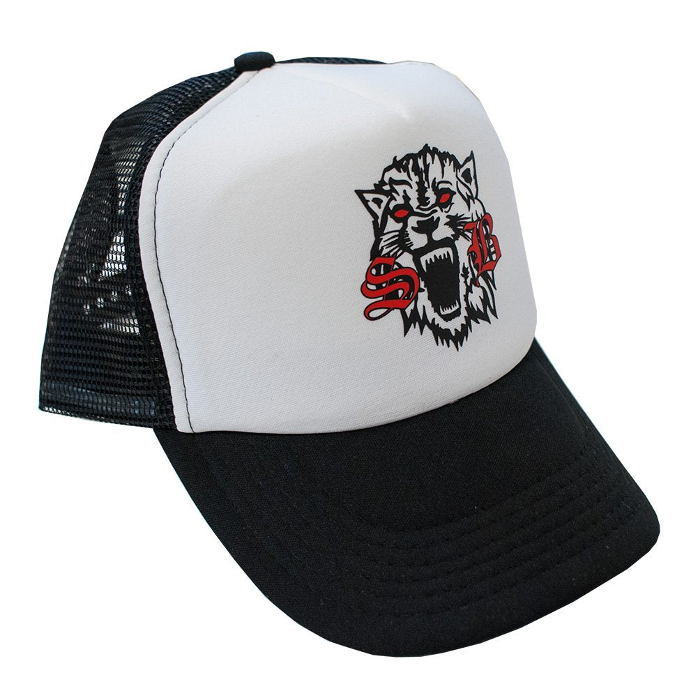 Smoke Blow (Löwe Kiel Black) Trucker Cap