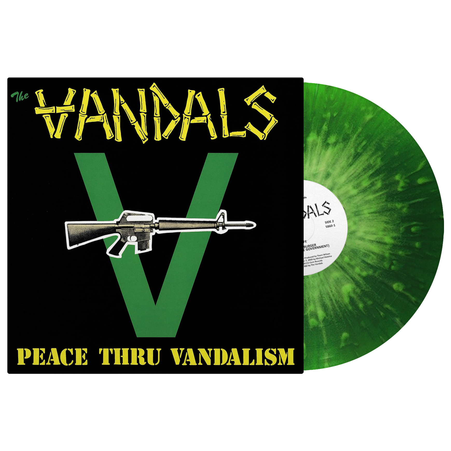 The Vandals (Peace Thru Vandalism) Green Vinyl