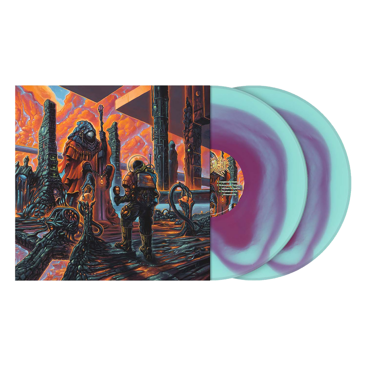 Cryptic Shift (Overspace & Supertime) 2xIce Cauldron Blue Vinyl