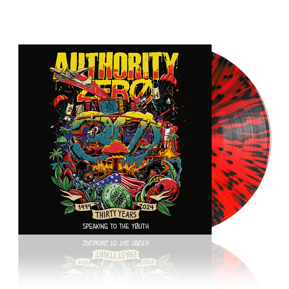 Authority Zero (30 Years – Speaking To The Youth) Red Moon Splatter Vinyl