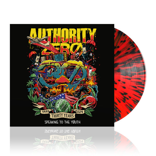 Authority Zero (30 Years – Speaking To The Youth) Red Moon Splatter Vinyl