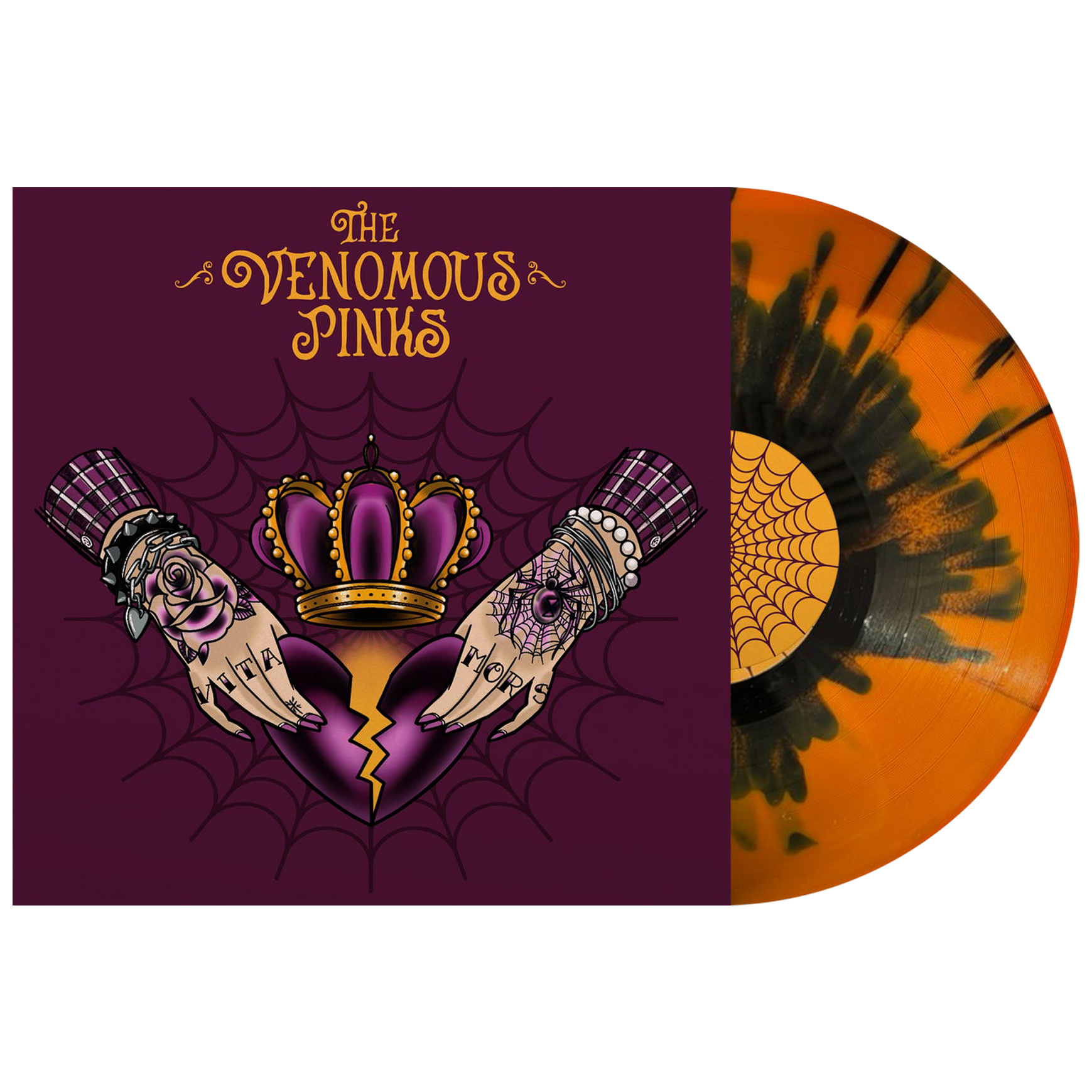 The Venomous Pinks (Vita Mors) Orange Splatter Vinyl