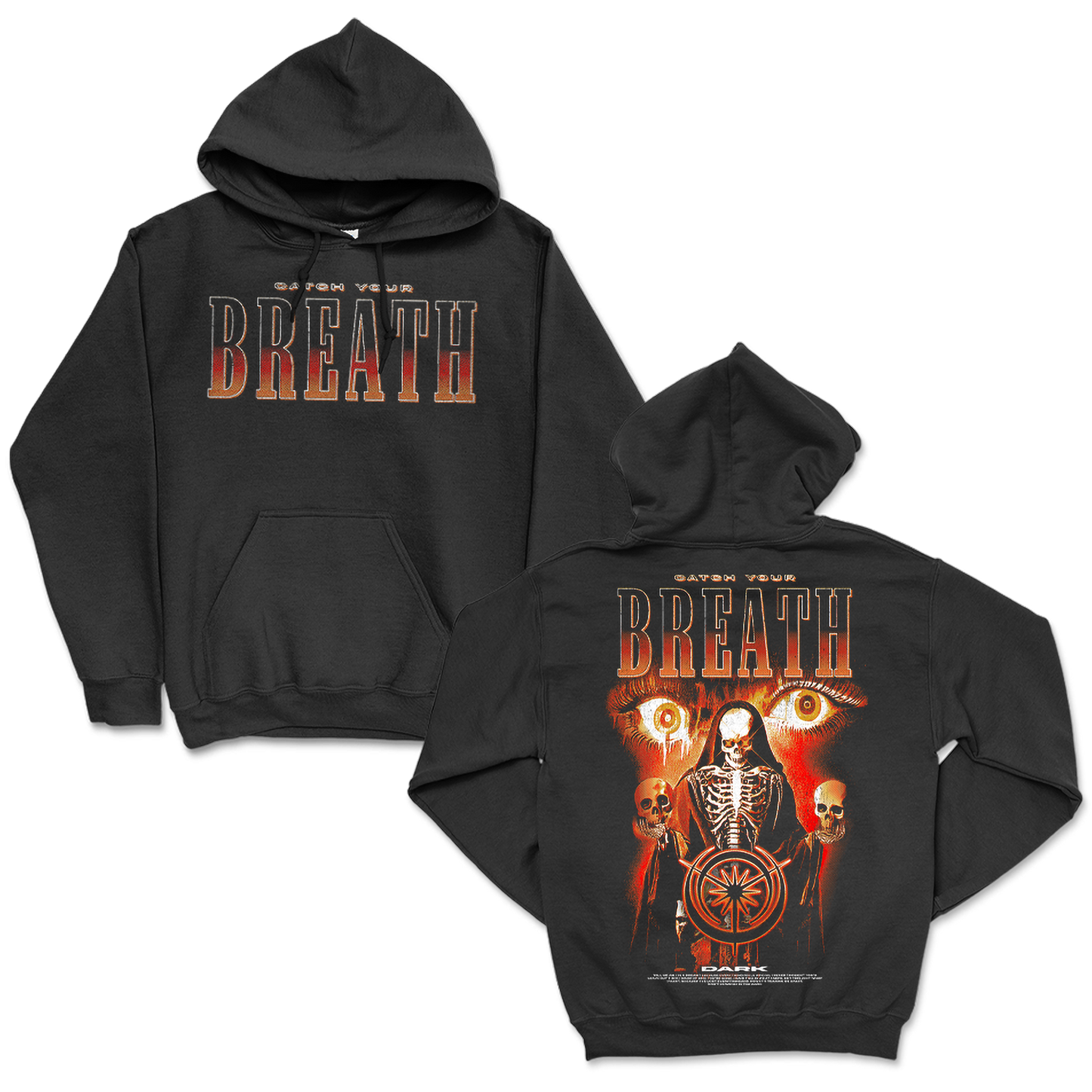 Catch Your Breath (Skeleton Stare) Hoodie