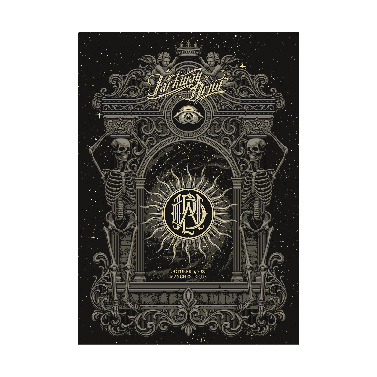 Parkway Drive (Manchester) Screen Print Poster