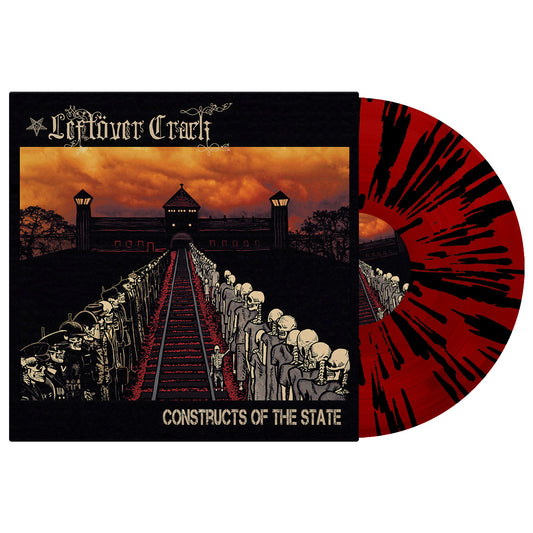 Leftover Crack (Constructs Of The State) Clear Red Black Splatter Vinyl