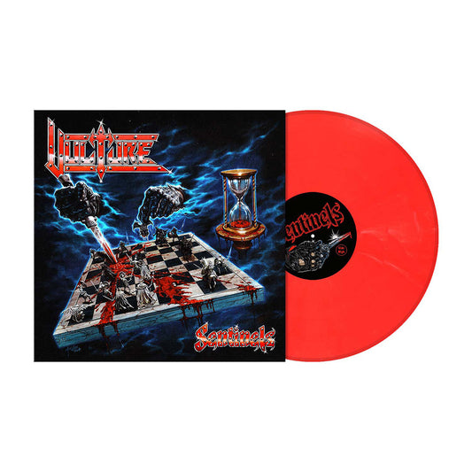 Vulture (Sentinels) Bright Red White Marbled Vinyl