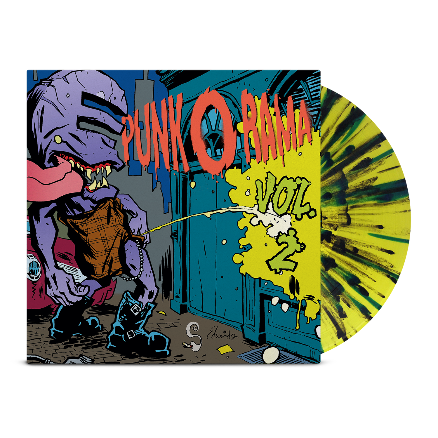 Punk-O-Rama (Punk O Rama Vol. 2) Eggbert Piss Splatter Vinyl