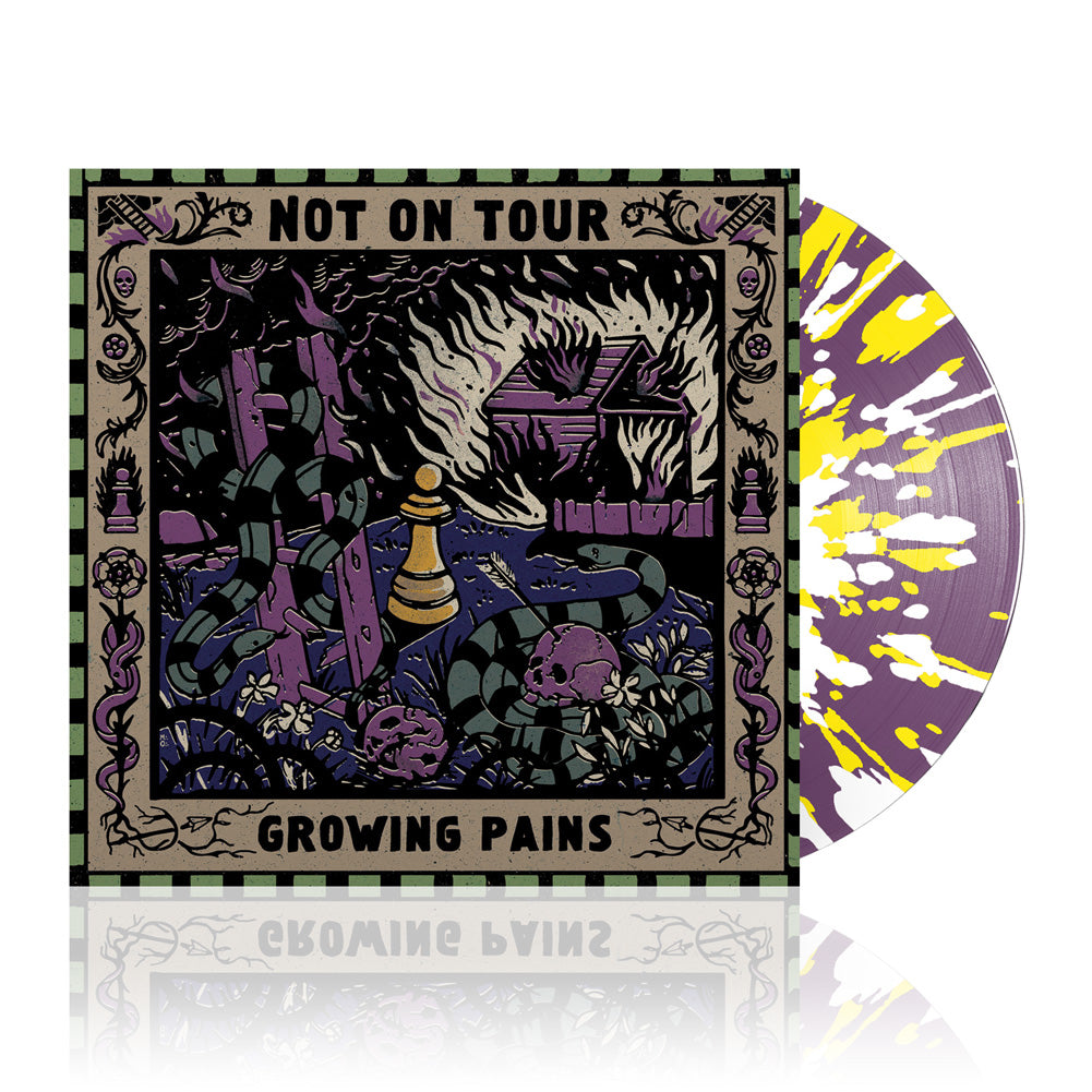 Not On Tour (Growing Pains) Trans Purple w/ White Yellow Splatter Vinyl