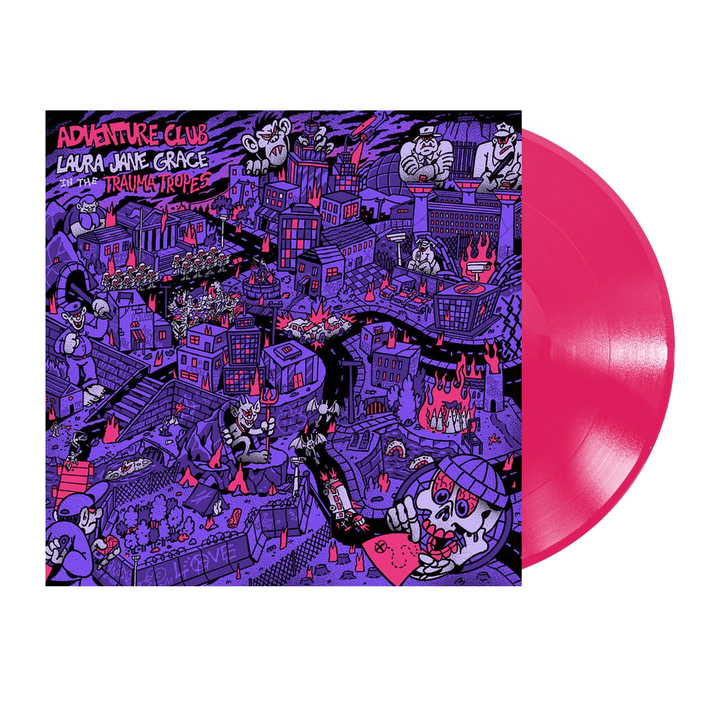 Laura Jane Grace (Adventure Land) Opaque Hot Pink Vinyl