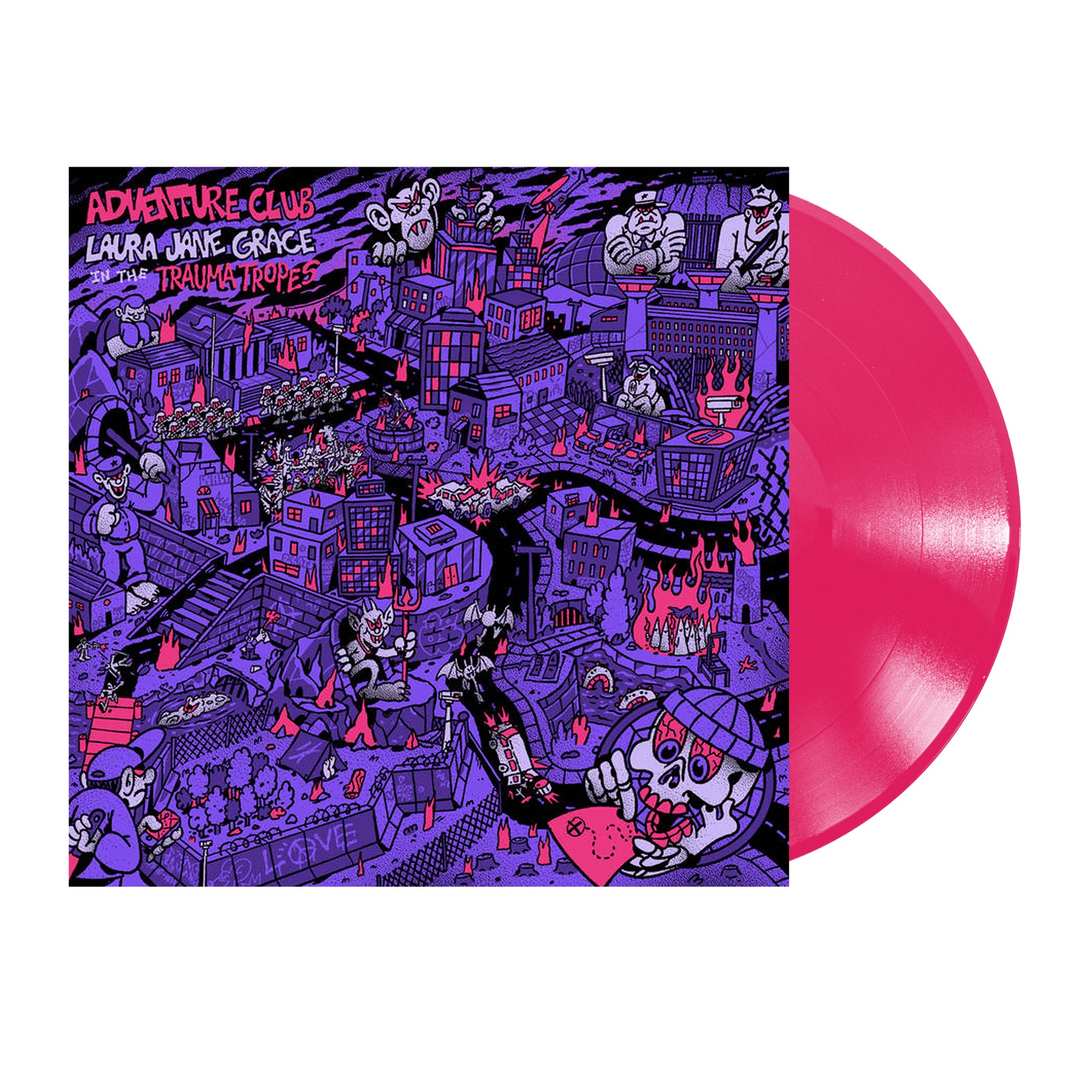 Laura Jane Grace (Adventure Land) Opaque Hot Pink Vinyl