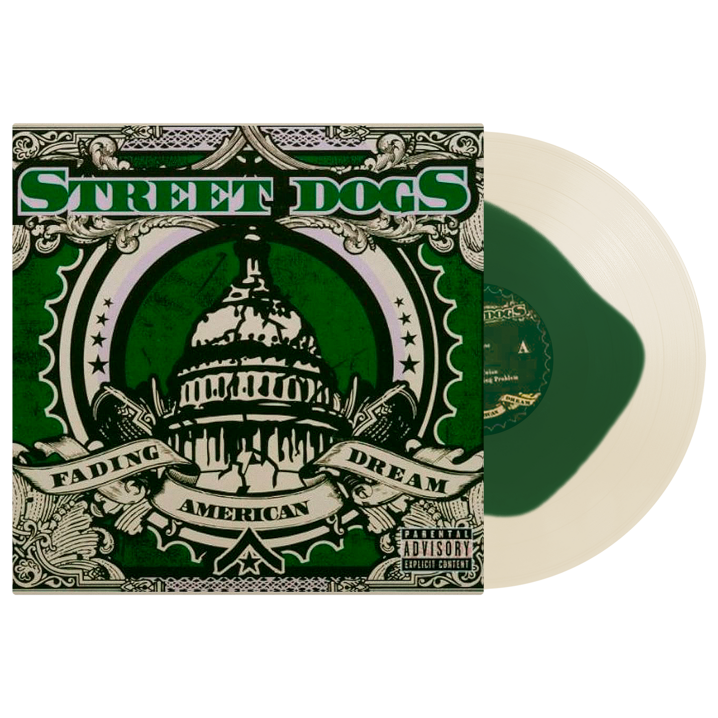 Street Dogs (Fading American Dream (20. Anniversary)) Beige Green Blob Vinyl