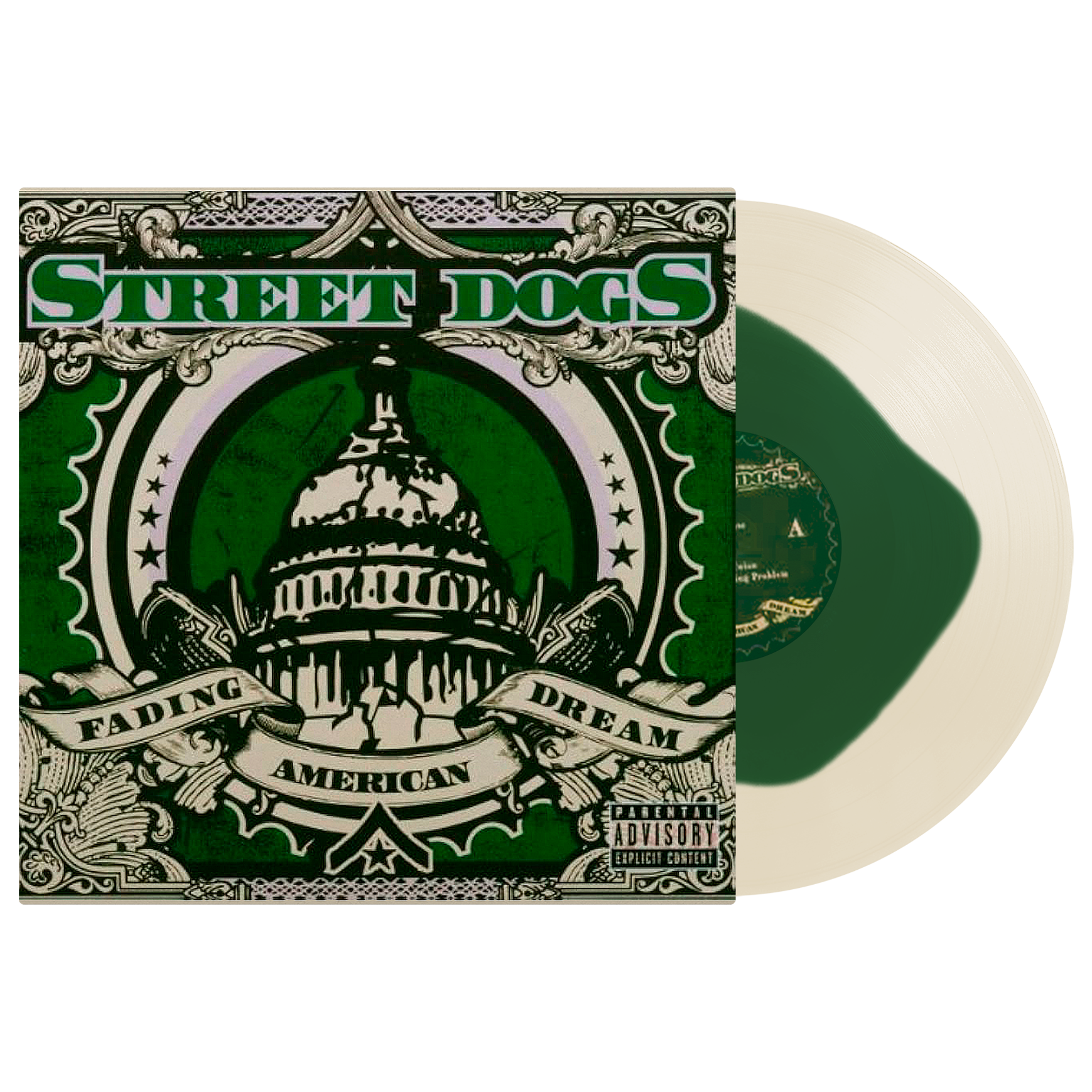 Street Dogs (Fading American Dream (20. Anniversary)) Beige Green Blob Vinyl