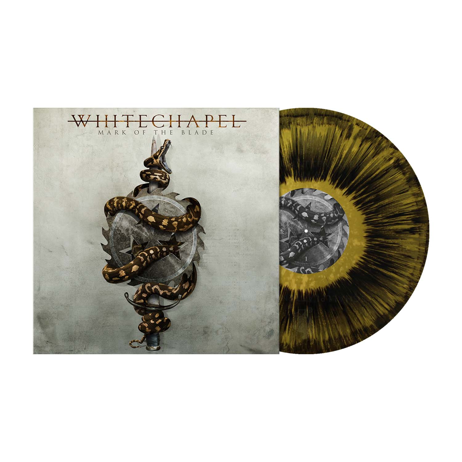 Whitechapel (Mark of the Blade) Gold Metallic Black Dust Vinyl