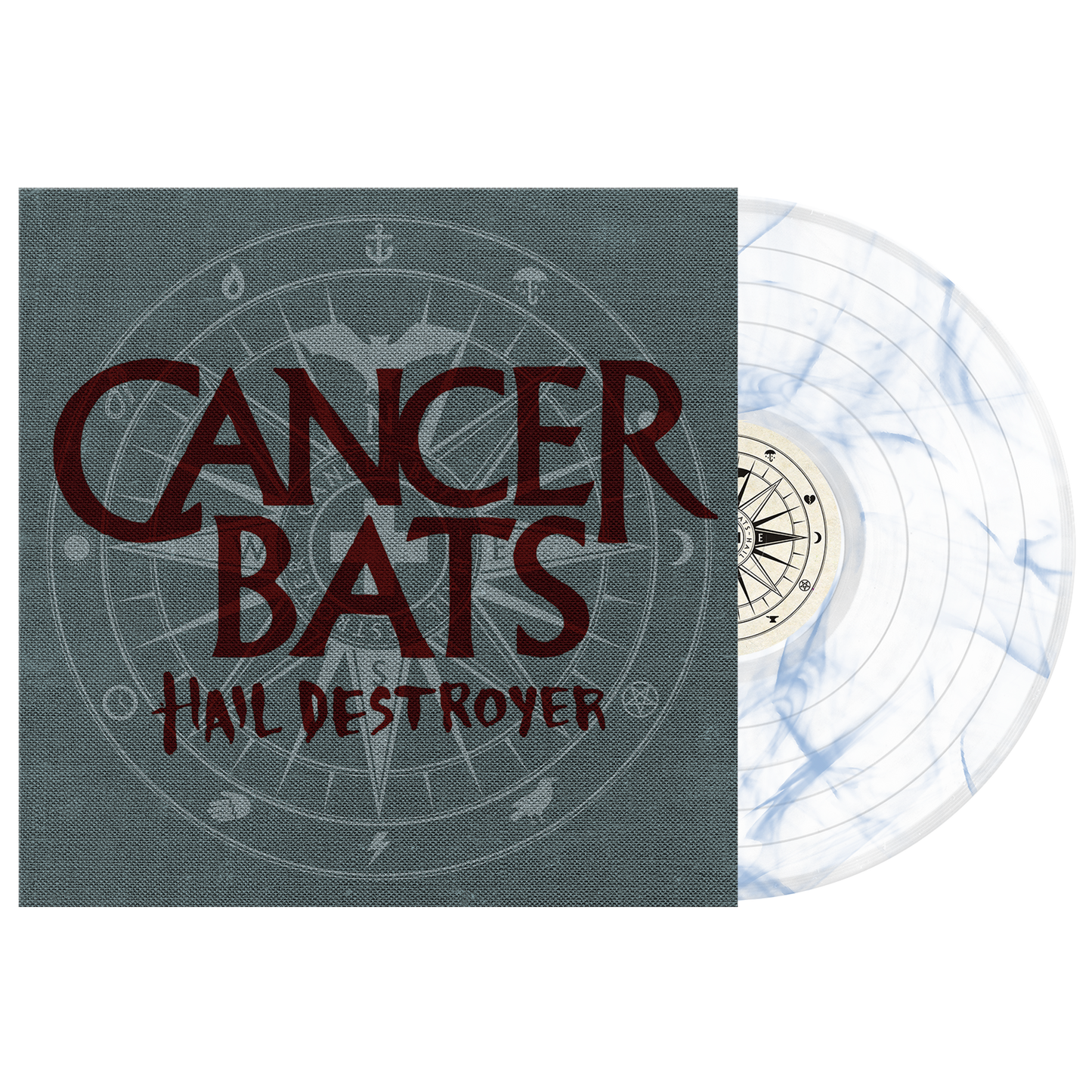 Cancer Bats (Hail Destroyer) Clear w/Blue Marble Vinyl