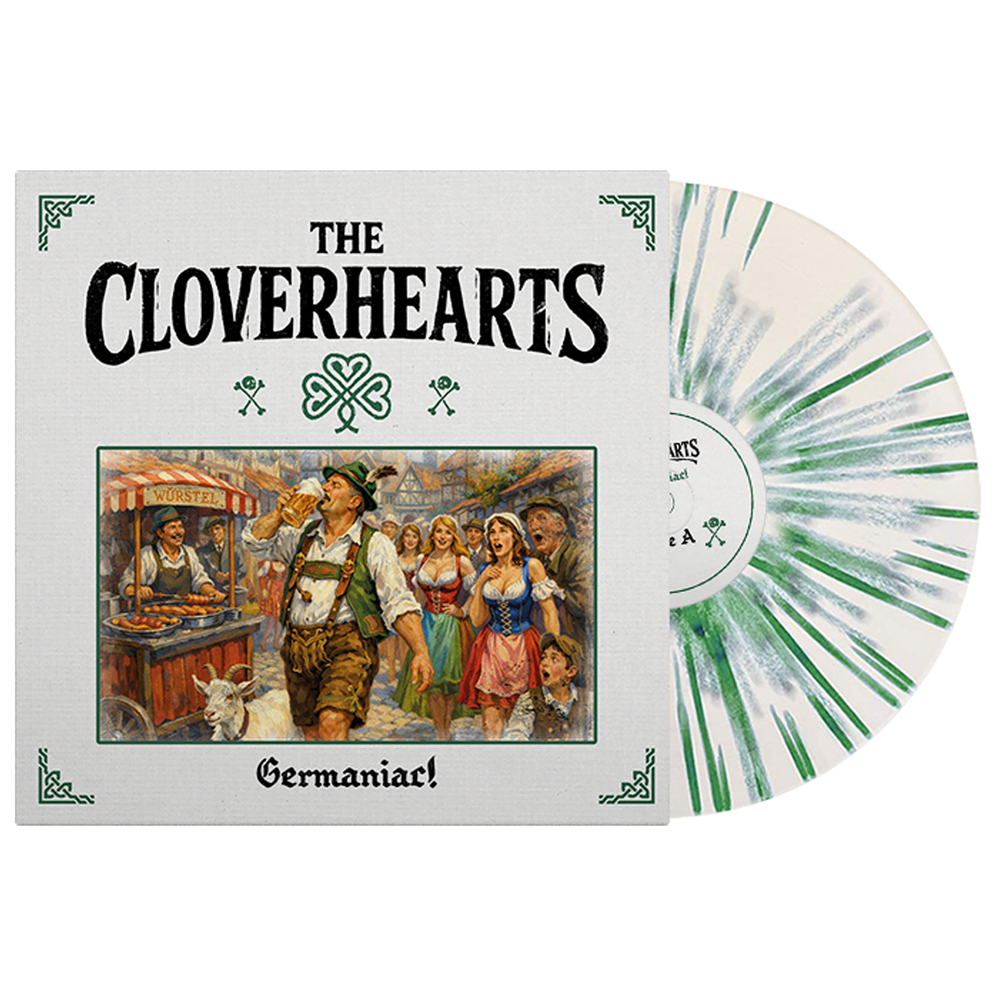 The Cloverhearts (Germanianc!) White Splatter Vinyl