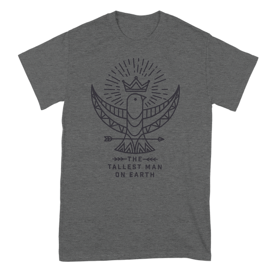 The Tallest Man On Earth (Bird Crown Grey) T-Shirt