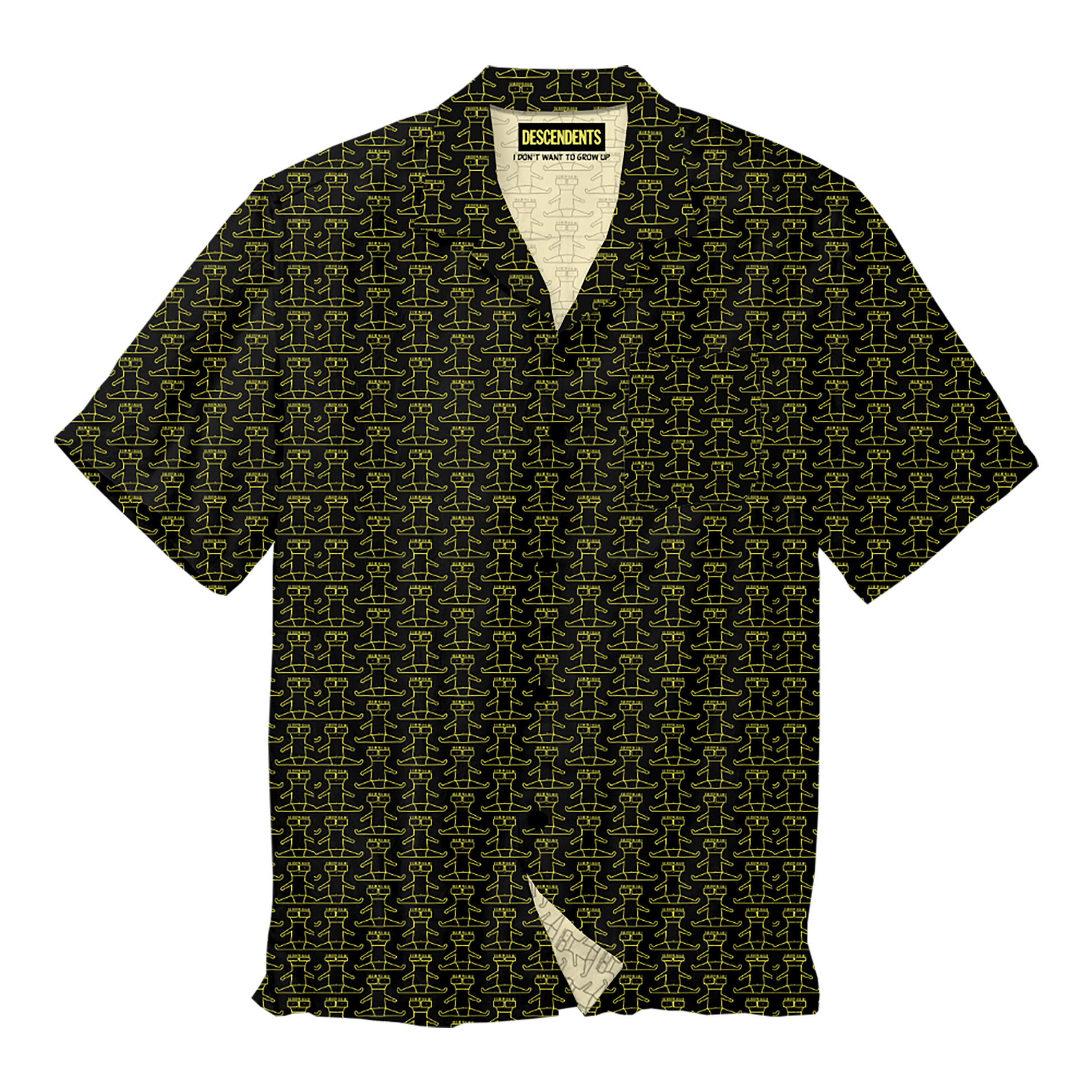 Descendents (I Don't Want To Grow Up) Button-Down Camp Shirt