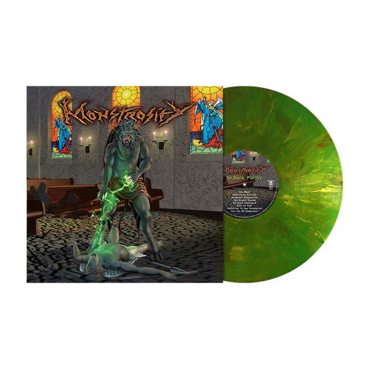 Monstrosity (In Dark Purity) Metallic Green Red Marbled Vinyl