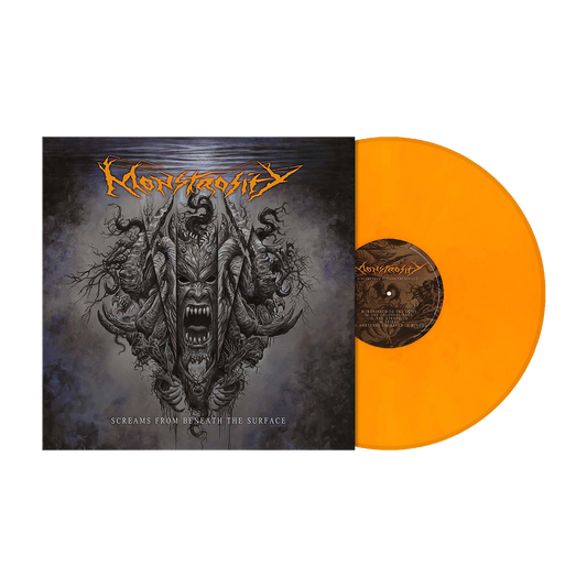 Monstrosity (Screams from Beneath the Surface) Luminous Orange Marbled Vinyl