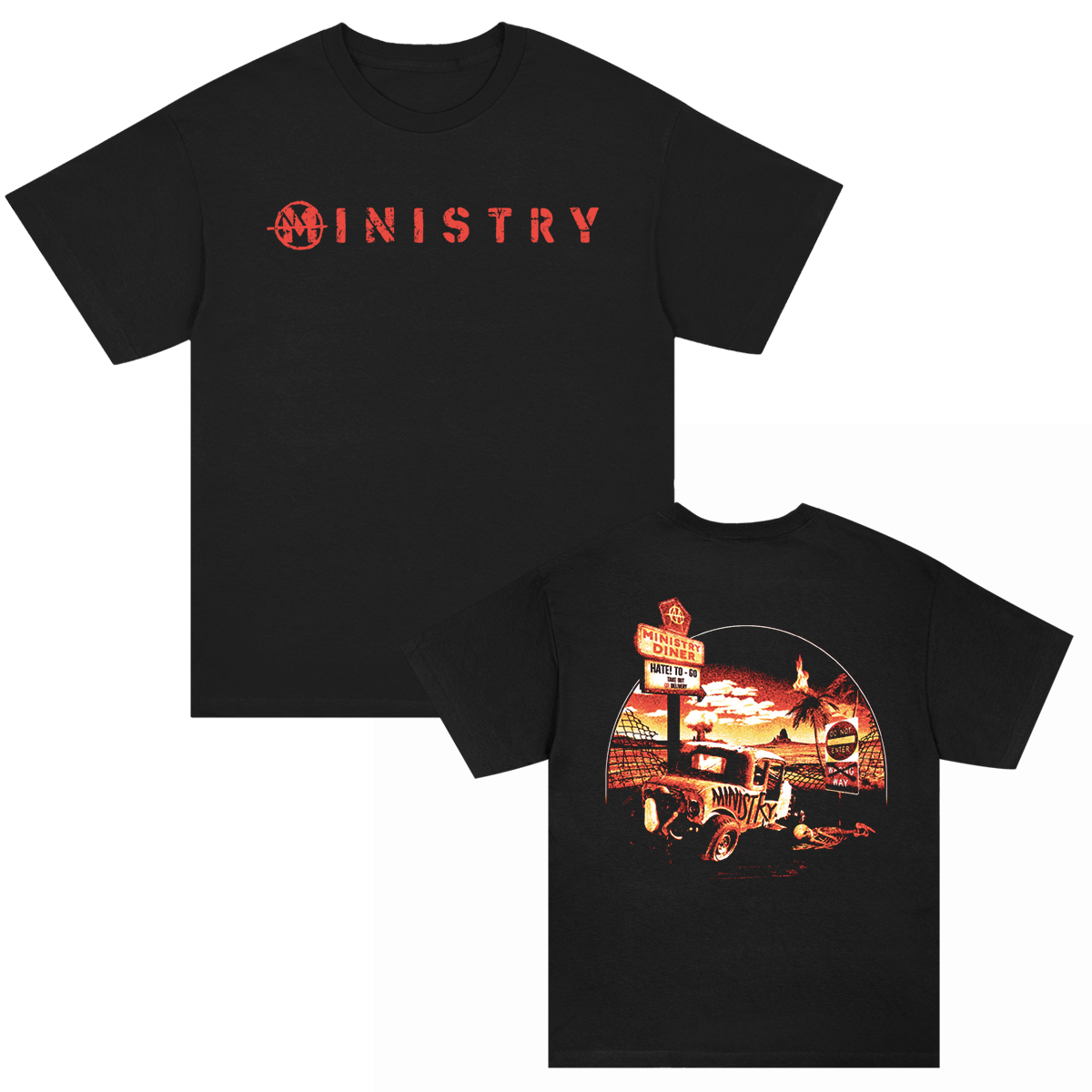 Ministry (Hate To Go Diner) T-Shirt