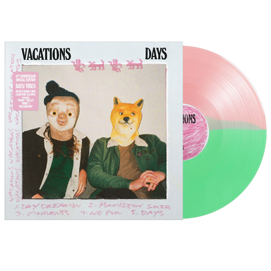 Vacations (Days/Vibes Split) Baby Pink/Double Mint Vinyl
