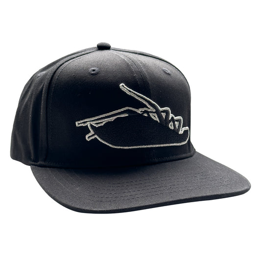 Papa Roach (Blackout Silver) Snapback Cap