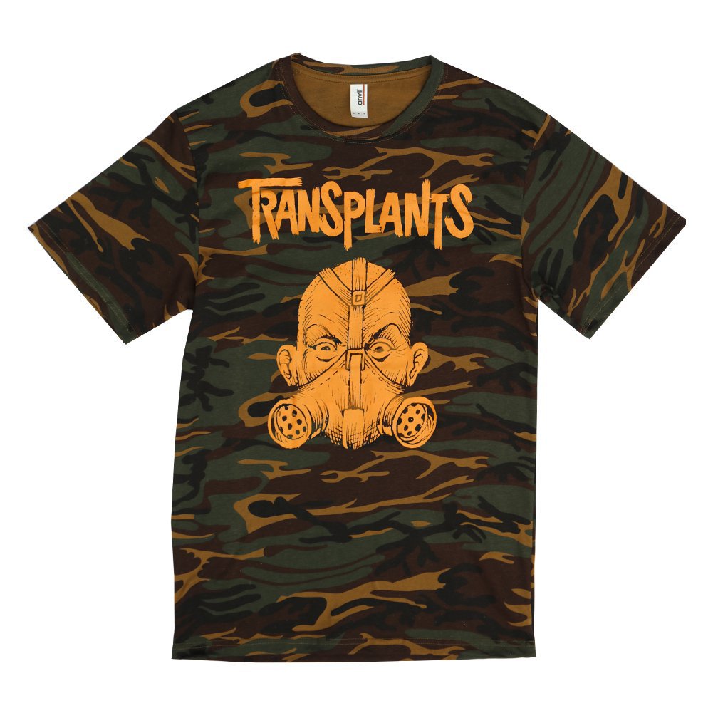Transplants (Gas Mask Camo) T-Shirt
