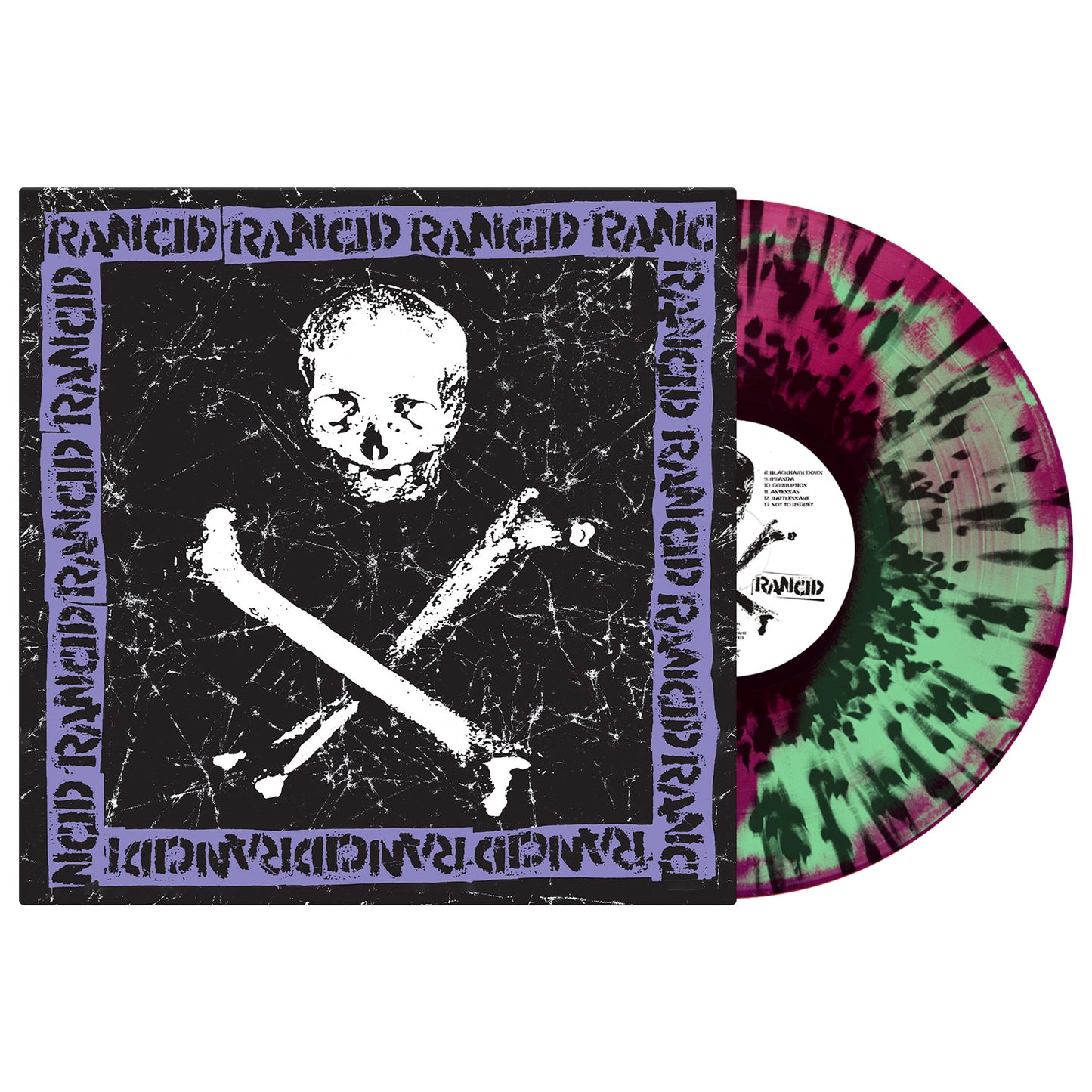 Rancid (Rancid (2000)) Deep Purple/Doublemint w/ Black Splatter Vinyl
