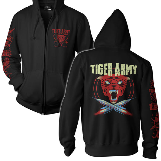 Tiger Army (Rocket Tiger) Zip-Hood