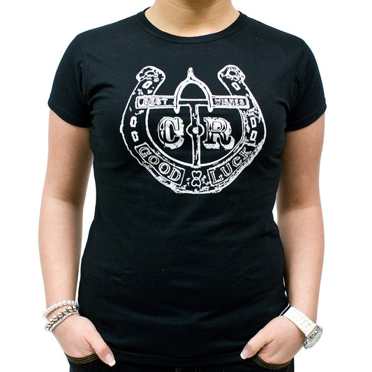 Chuck Ragan (Good Luck) Fitted Girl T-Shirt