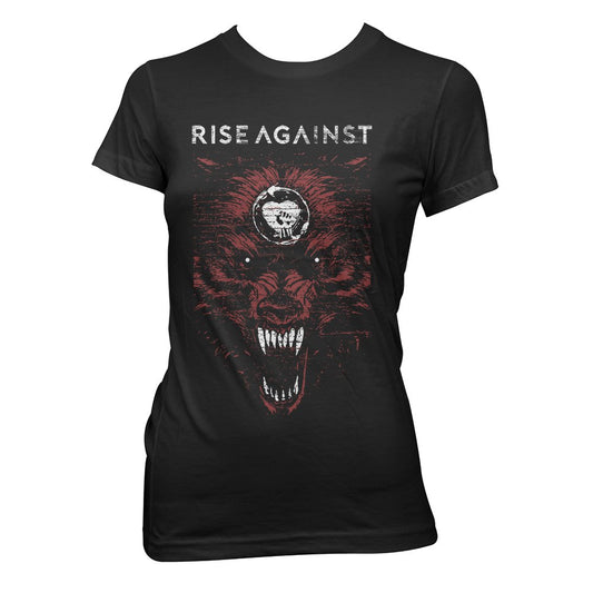 Rise Against (New Wolf) Fitted Girl T-Shirt