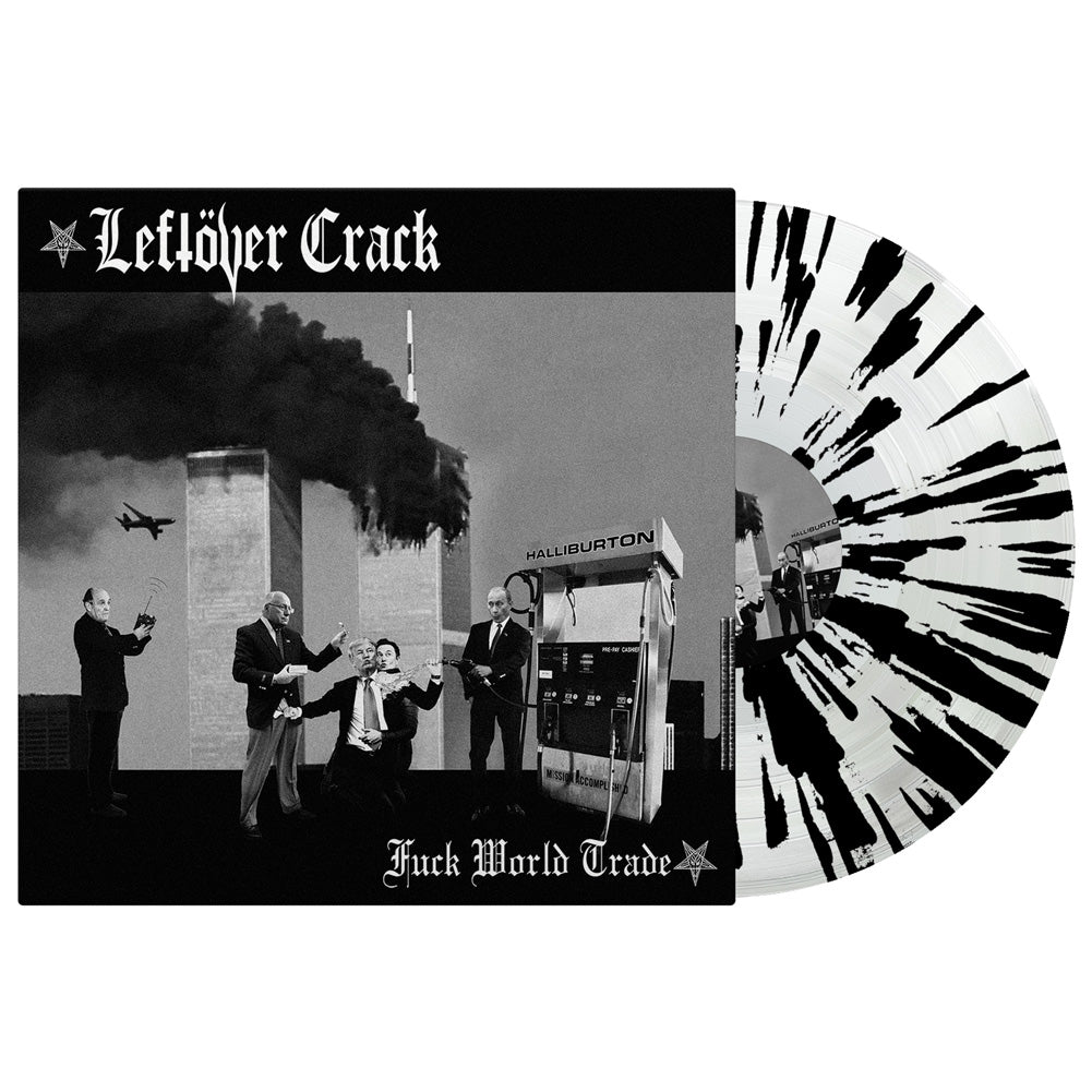 Leftover Crack (Fuck World Trade) Clear Black Splatter Vinyl