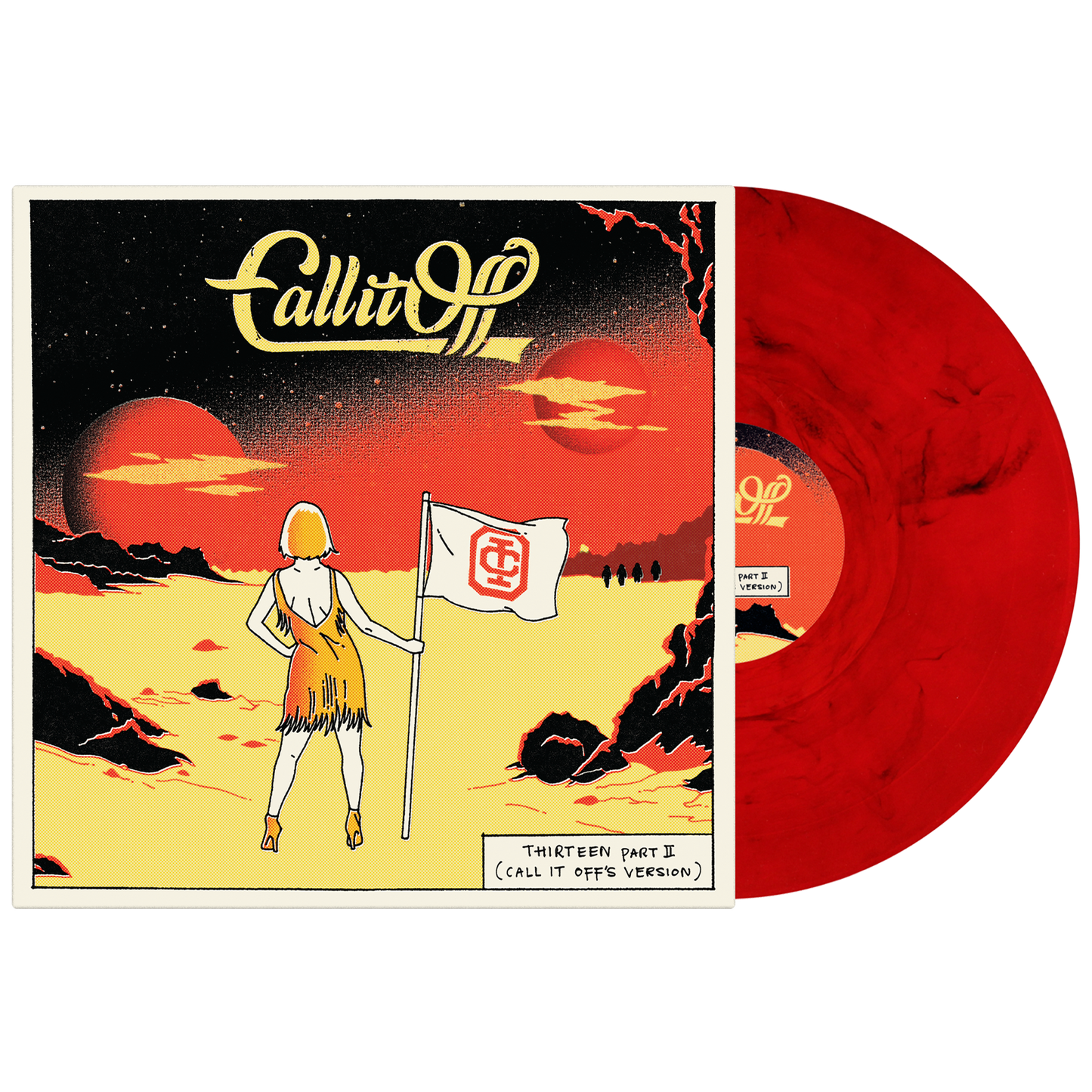 Call It Off (Thirteen Part II - Call It Off’s Version) Trans. Red/Black Smoke Vinyl