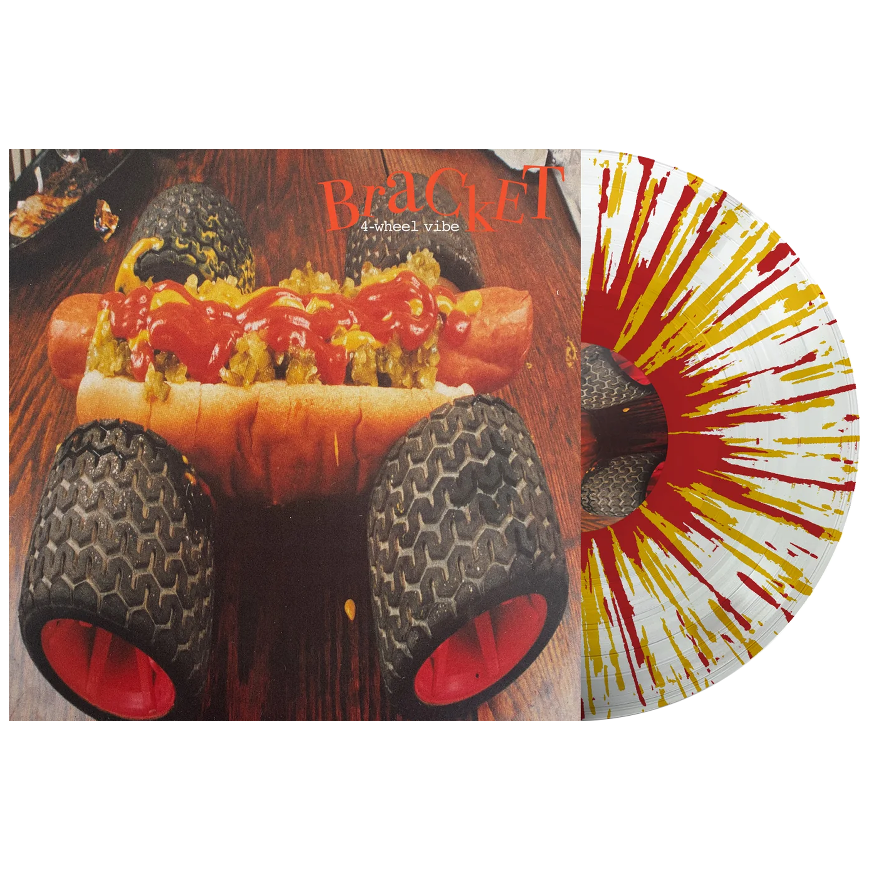 Bracket (4-Wheel Vibe (30th Anni.)) Ketchup Mustard Splatter Vinyl