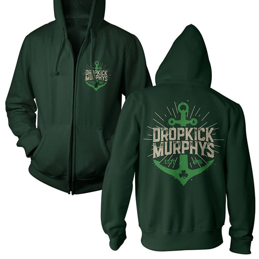 Dropkick Murphys (Anchor Admat Green) Zip-Hood